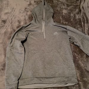 ADIDAS Grey Sweatshirt Hoodie Size Large